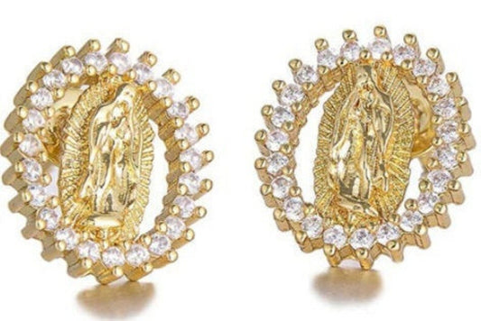 Virgin Mary Earrings